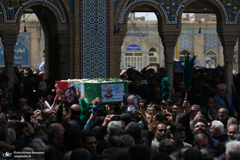 مراسم تشییع شهید محمد مهدی طهرانچی