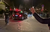 ماکرون از دست معترضان فرار کرد