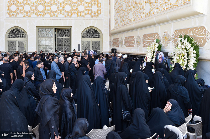 مراسم خاکسپاری پیکر مرحوم محمدعلی جماعتی (ره) در حرم امام خمینی (س)