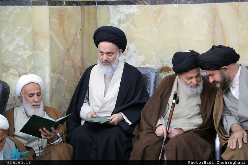 مراسم هفتمین روز درگذشت آیت الله ابن الرضا(ره) در مسجد اعظم قم