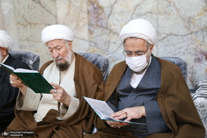 مراسم بزرگداشت آیت الله العظمی صافی گلپایگانی (ره) توسط بیت آیت الله العظمی بروجردی (ره)‎‎