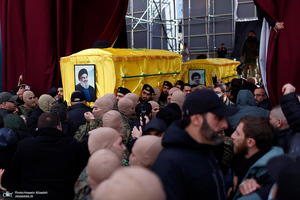 تصاویر اختصاصی جماران از مراسم تشییع شهیدان سید حسن نصرالله و سید هاشم صفی الدین -1