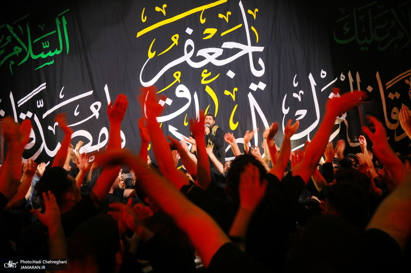 مراسم عزاداری سالروز شهادت امام جعفر صادق (ع) در مسجد اعظم قم