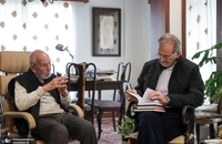 رئیس‌جمهور و وزیر فرهنگ با محمد علی موحد دیدار کردند (7)