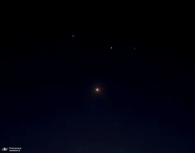 دفع حملات ریزپرنده های متخاصم اسرائیل توسط پدافند هوایی تهران