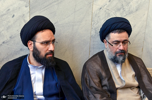 مراسم خاکسپاری پیکر مرحوم محمدعلی جماعتی (ره) در حرم امام خمینی (س)