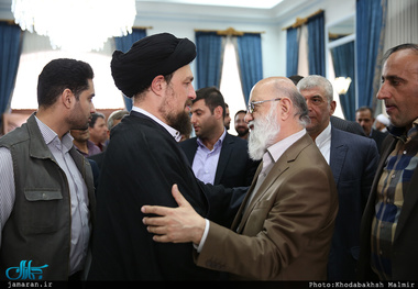 دیدار اعضای شورای اسلامی شهر تهران با سید حسن خمینی