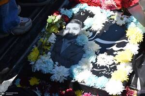 مراسم چهلمین روز درگذشت حمید هیراد در بهشت زهرا