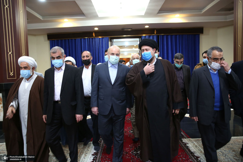 تجدید میثاق رئیس و نمایندگان مجلس شورای اسلامی با آرمان‌های امام خمینی(س)