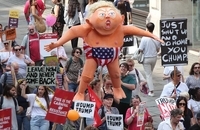 تظاهرات ضدترامپ لندن