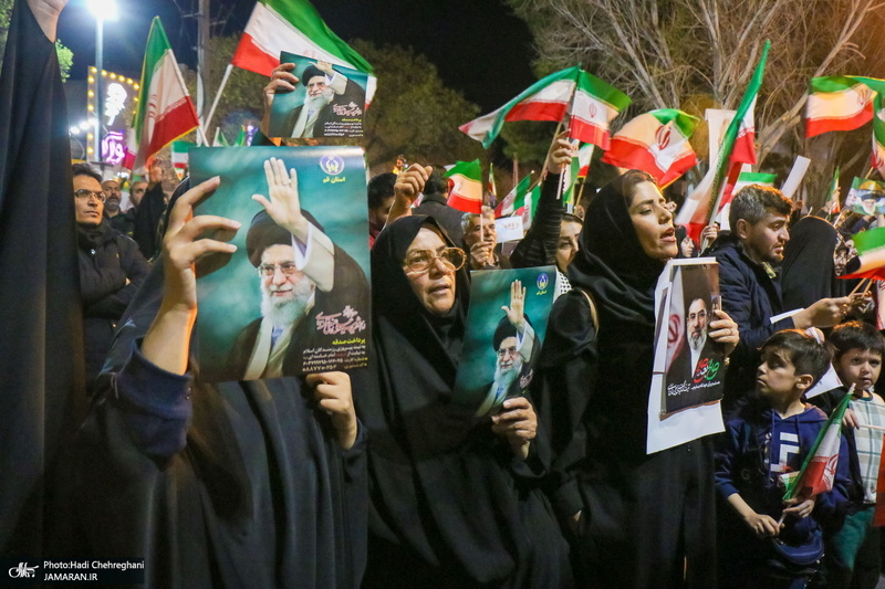 مراسم استقبال و وداع با پیکر مطهر شهید علی لاریجانی در قم