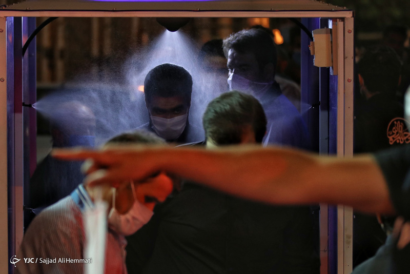 عزاداری شب اول محرم در امام زاده صالح و مسجد ارک تهران 