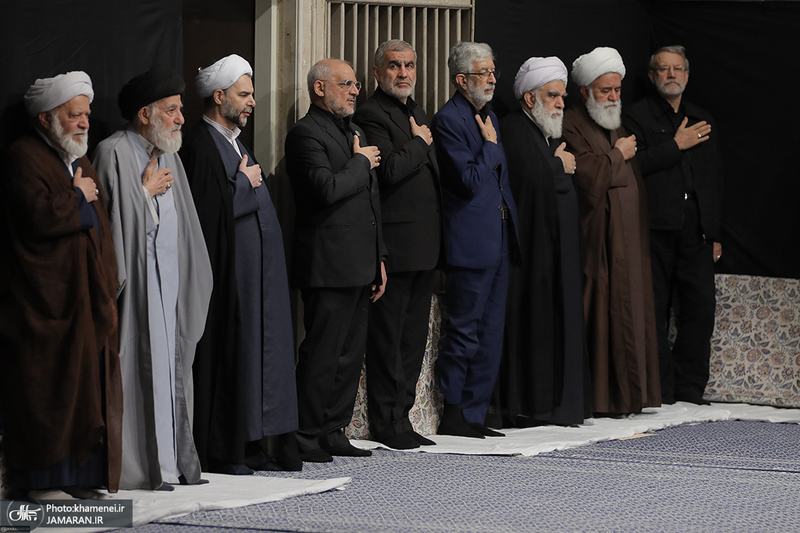 مراسم عزاداری شب شهادت حضرت زهرا (س) در حسینیه امام خمینی(ره)