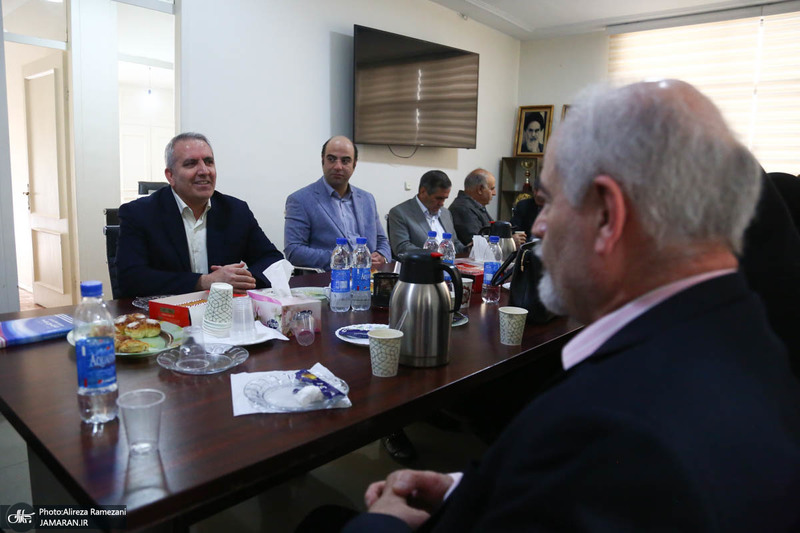 دیدار نوروزی برخی از چهره های سیاسی و دانشگاهی با محمدرضا عارف