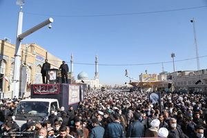 مراسم تشییع آیت الله العظمی صافی گلپایگانی (ره) در قم -1