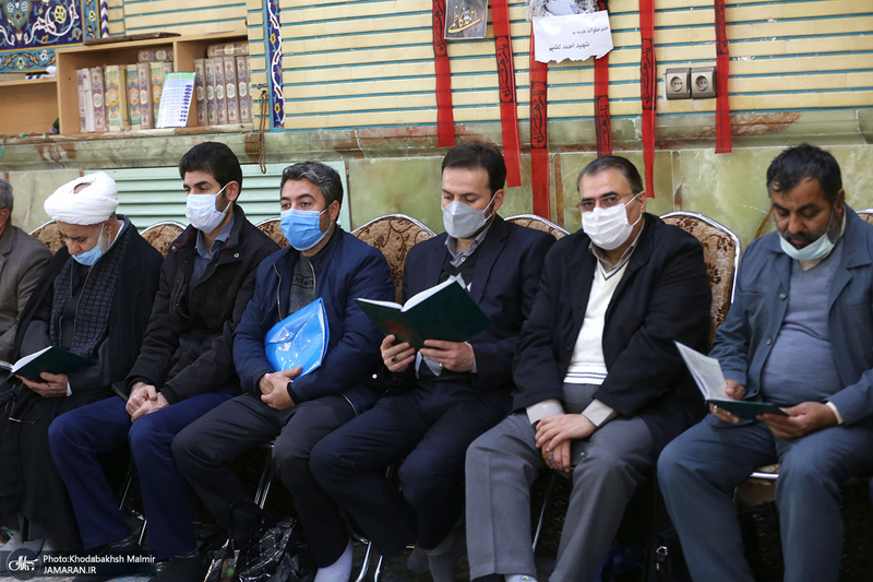 مراسم ختم مرحوم حاج محمد کمساری در قم -1