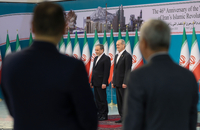 پزشکیان و عراقچی در تبریک سالروز پیروزی انقلاب اسلامی از سوی سفرا و رؤسای سازمان‌های بین المللی مقیم تهران (1)