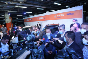 مراسم خروج پراید از خط تولید با حضور رئیس دفتر رئیس جمهوری