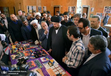 بازدید سید حسن خمینی از اولین جشنواره استانی دستاوردهای کانون های فرهنگی تربیتی شهر تهران‎