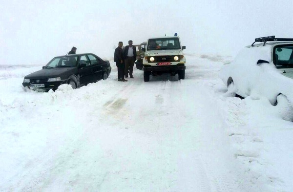 بارش برف و کولاک در کوه دنا   ادامه بارندگی‌ها تا اواسط هفته آینده