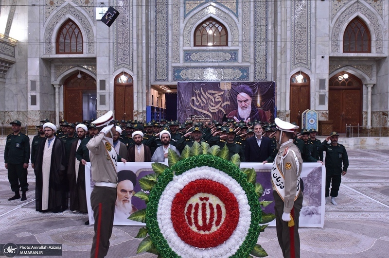 تجدید میثاق فرماندهان و پرسنل تیپ مکانیزه 20 رمضان نیروی زمینی با آرمان‌های امام راحل (ره)