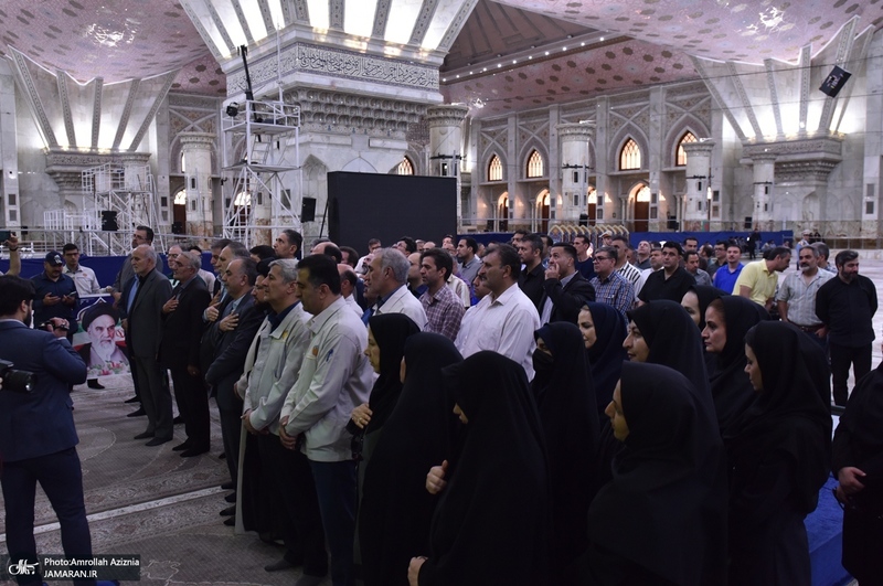 تجدید میثاق مدیران و کارکنان شرکت دخانیات با آرمان های امام راحل (ره)