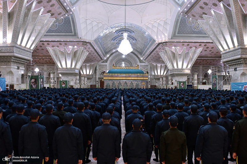 تجدید میثاق دانشجویان و فرماندهان دانشگاه افسری و تربیت پلیس امام حسن مجتبی‎‎ (ع) با آرمان حضرت امام خمینی (س)