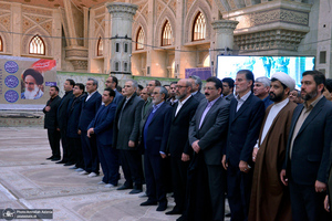 تجدید میثاق رئیس و مدیران بنیاد مستضعفان با آرمان های حضرت امام خمینی (س)