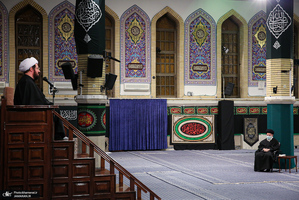 عزاداری شام شهادت حضرت زهرا (س) در حسینیه امام خمینی