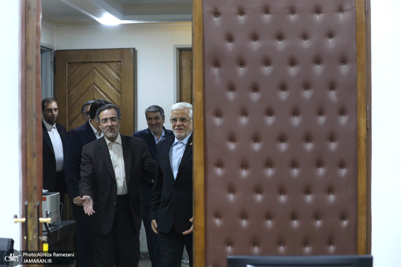 جلسه شورای جهاد دانشگاهی با حضور محمدرضا عارف