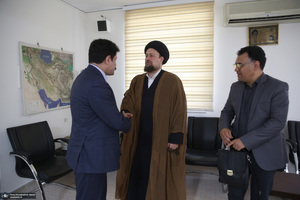 دیدار آقای عبدالکریم حسین‌زاده معاون رئیس جمهور با سید حسن خمینی