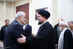 دیدار وزیر و کارکنان وزارت نیرو با سید حسن خمینی