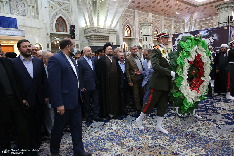 تجدید میثاق رئیس و نمایندگان مجلس با آرمان های حضرت امام خمینی (س)