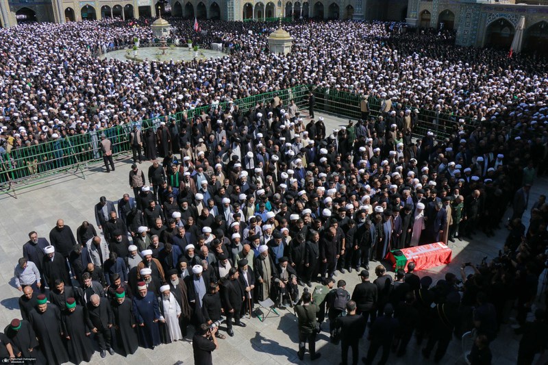 مراسم تشییع آیت الله العظمی شبیری زنجانی -۱