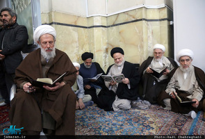 مراسم چهلمین روز درگذشت آیت الله العظمی موسوی اردبیلی(ره) در مسجد اعظم قم