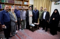 دیدار حسین الله کرم با آیت الله نور مفیدی