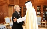 دیدار و گفت و گوی علی لاریجانی با امیر قطر + تصاویر