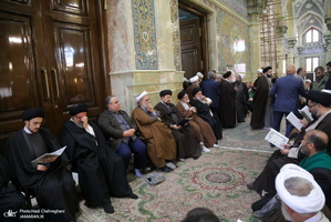 مراسم تشییع و خاکسپاری حجت الاسلام والمسلمین حاج شیخ عباس صالحی منش(ره)