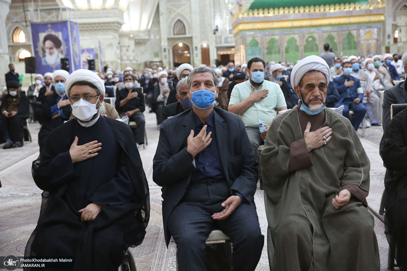 مراسم بزرگداشت حجت الاسلام و المسلمین محتشمی پور(ره) در حرم مطهر امام خمینی
