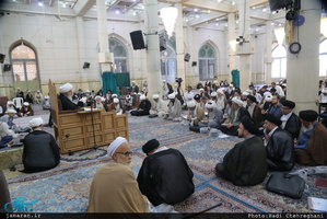 نخستین جلسه درس حضرت آیت الله العظمی وحید خراسانی در سال جدید تحصیلی