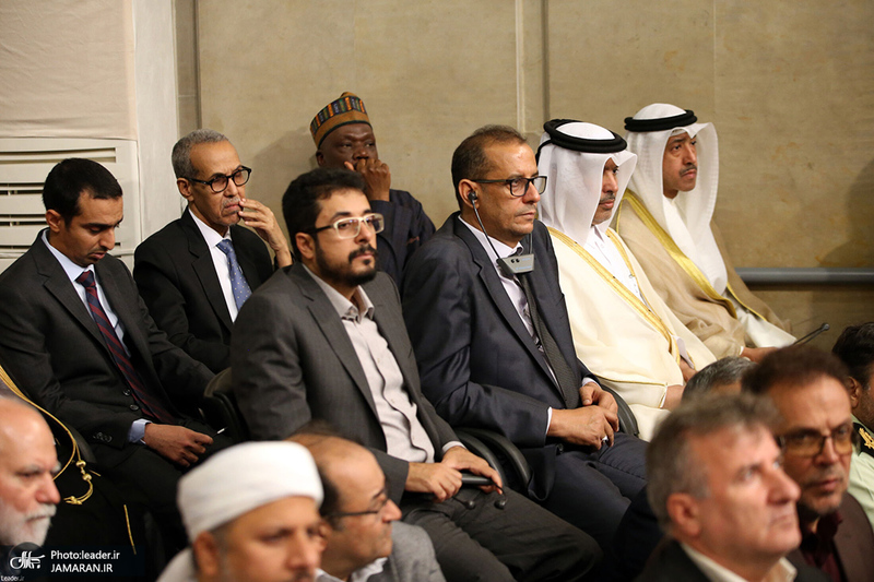 دیدار مسئولان نظام و مهمانان کنفرانس وحدت اسلامی با رهبر معظم انقلاب