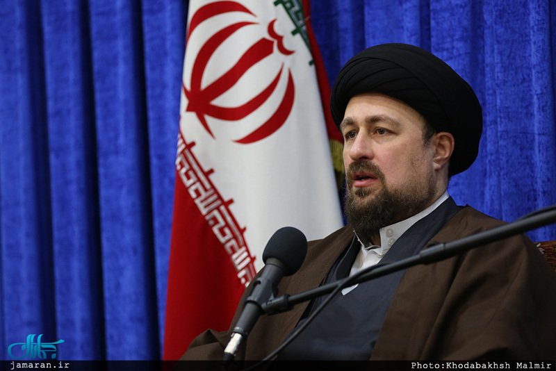 دیدار رئیس و کارکنان سازمان فرهنگ و ارتباطات اسلامی با سید حسن خمینی