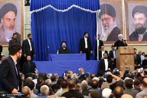 حضور سید حسن خمینی در روستای خیارج استان قزوین -3