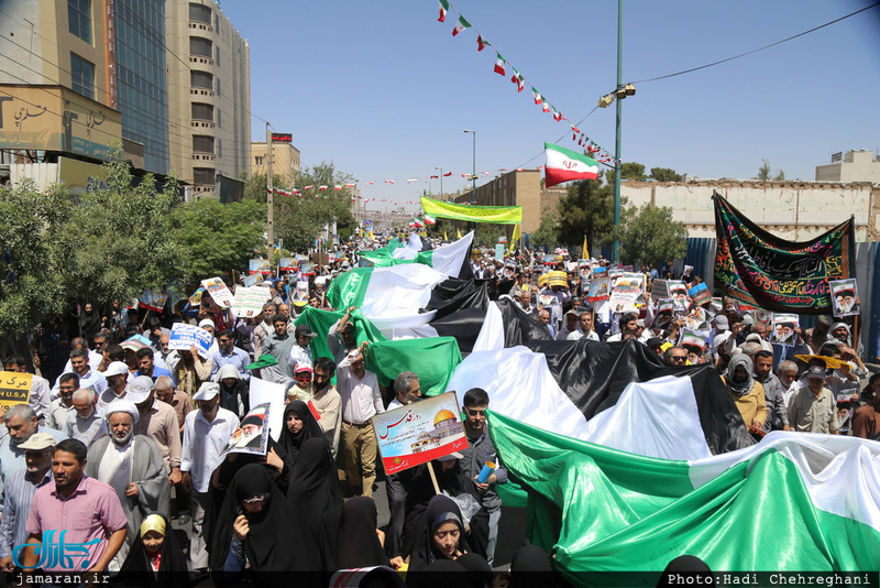 راهپیمایی باشکوه روز جهانی قدس در قم 