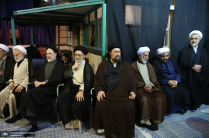 مراسم بزرگداشت آیت الله حسن صانعی (ره) در حسینیه جماران -1