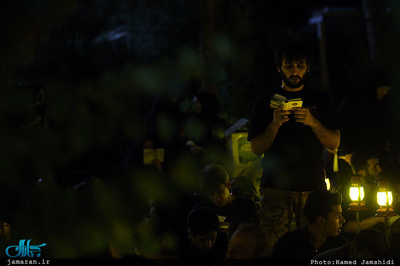 مراسم احیای شب بیست و یکم ماه مبارک رمضان در گلزار شهدا