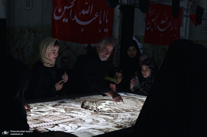 اولین شب عزاداری حضرت اباعبدالله الحسین (ع) در حرم امام خمینی