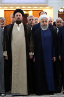 تجدید میثاق رییس جمهور و اعضای دولت با آرمان های امام خمینی(س)