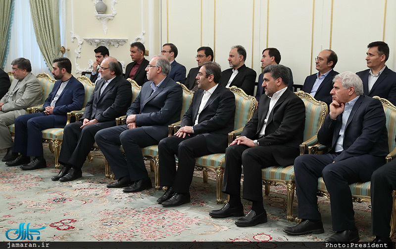 دیدار نوروزی حسن روحانی با جمعی از کارگزاران نظام و مدیران دستگاه ها