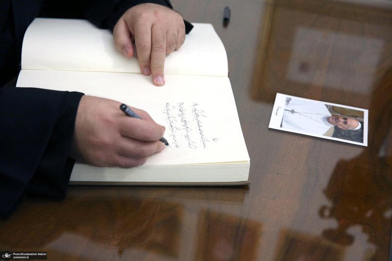 حضور سید حسن خمینی در سفارت واتیکان